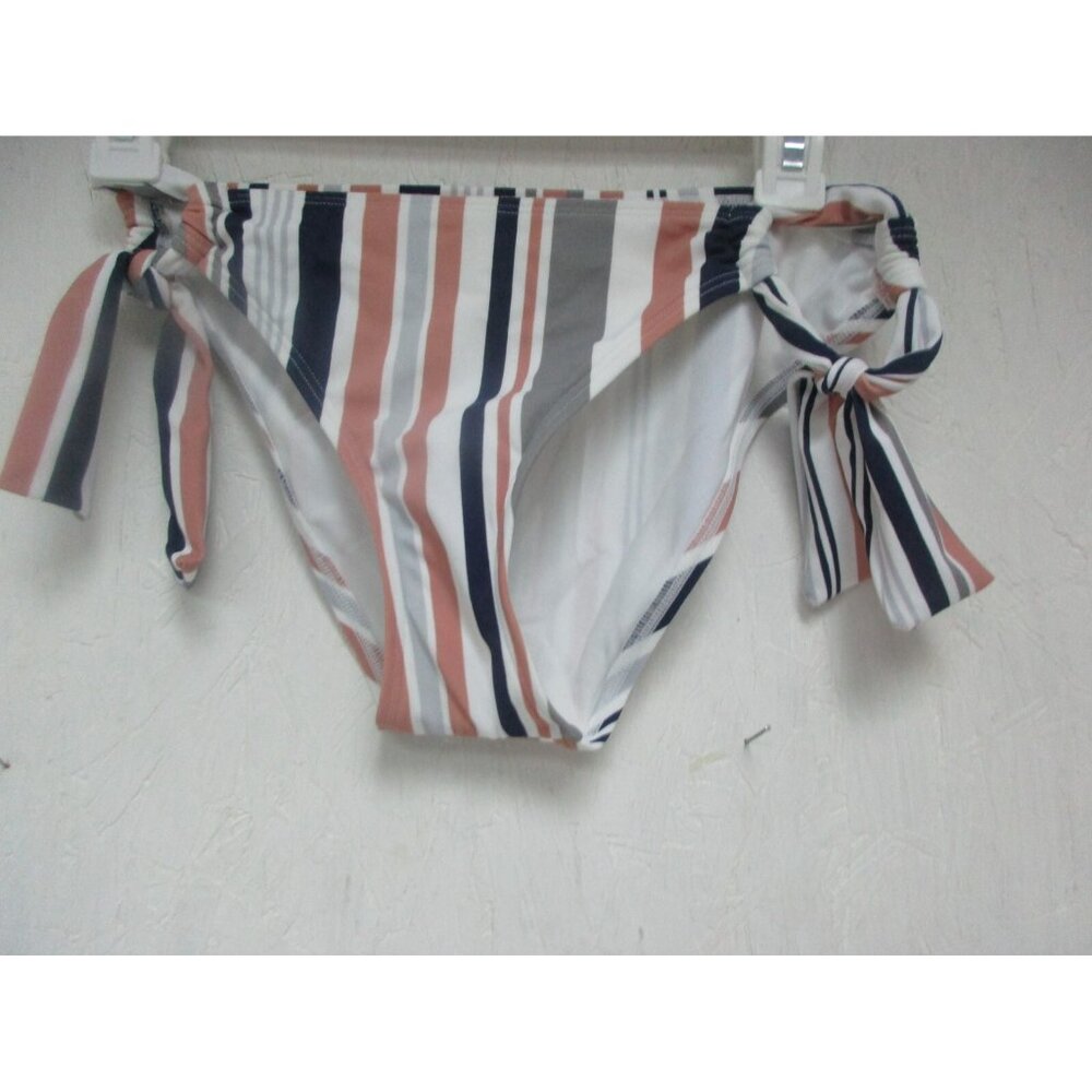 Adore Me Women's Rimini Striped Contour Bikini Swim Bottom Size Medium NWOT!!!